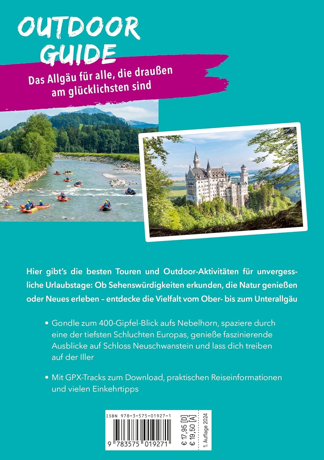 MARCO POLO OUTDOOR GUIDE Reiseführer Allgäu: Mit rund 150 Outdoor-Erlebnissen für alle, die am liebs