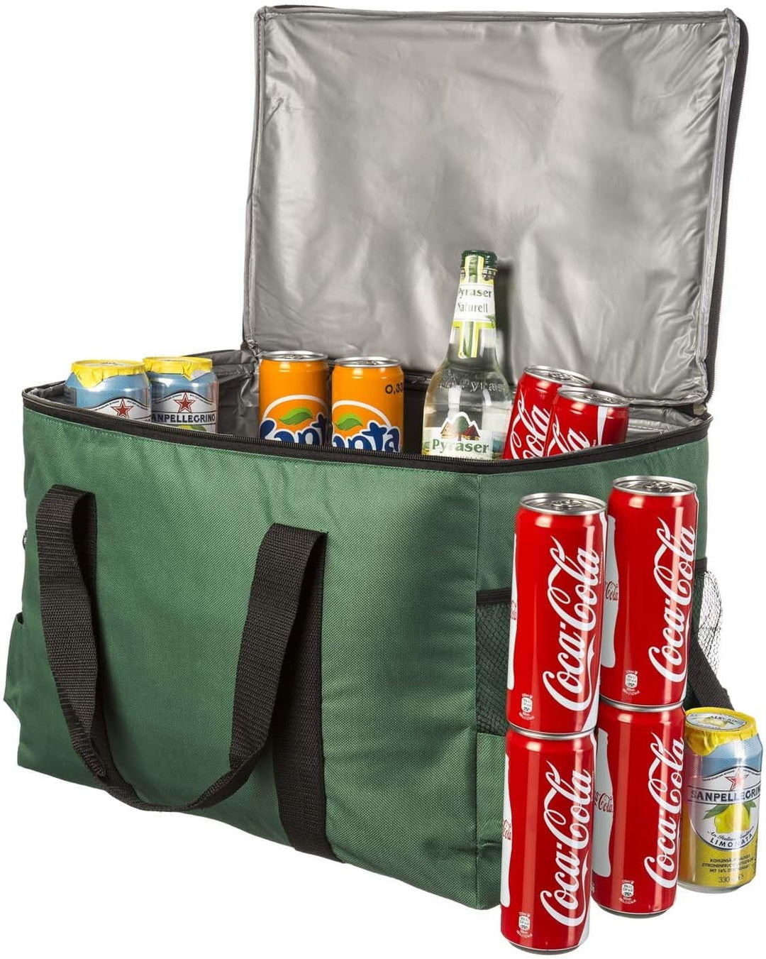 XXL Kühltasche iolierte Getränke &amp; Snack-Tasche Isotasche Picknick-Tasche für Camping Reisen Urlaub