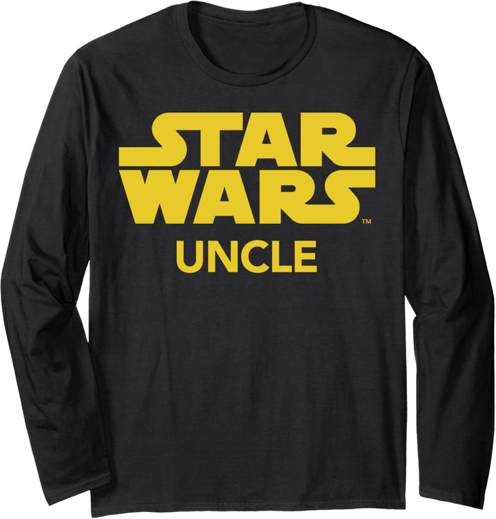 Star Wars Uncle Classic Title Logo Langarmshirt