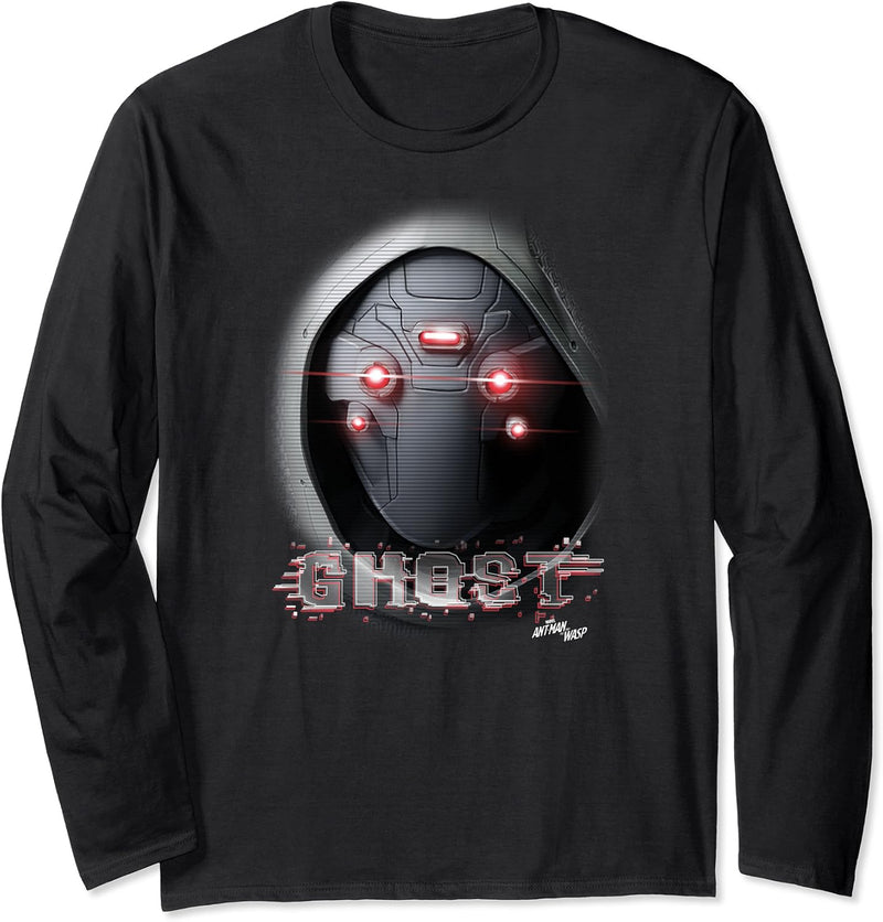 Marvel Ant-Man And The Wasp Ghost Dark Portrait Langarmshirt