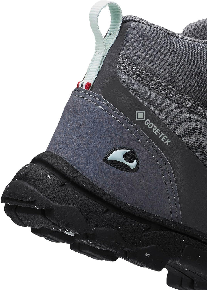 Viking Unisex Kinder Ask Mid F GTX Walking Shoe 20 EU Grey Light Green, 20 EU Grey Light Green