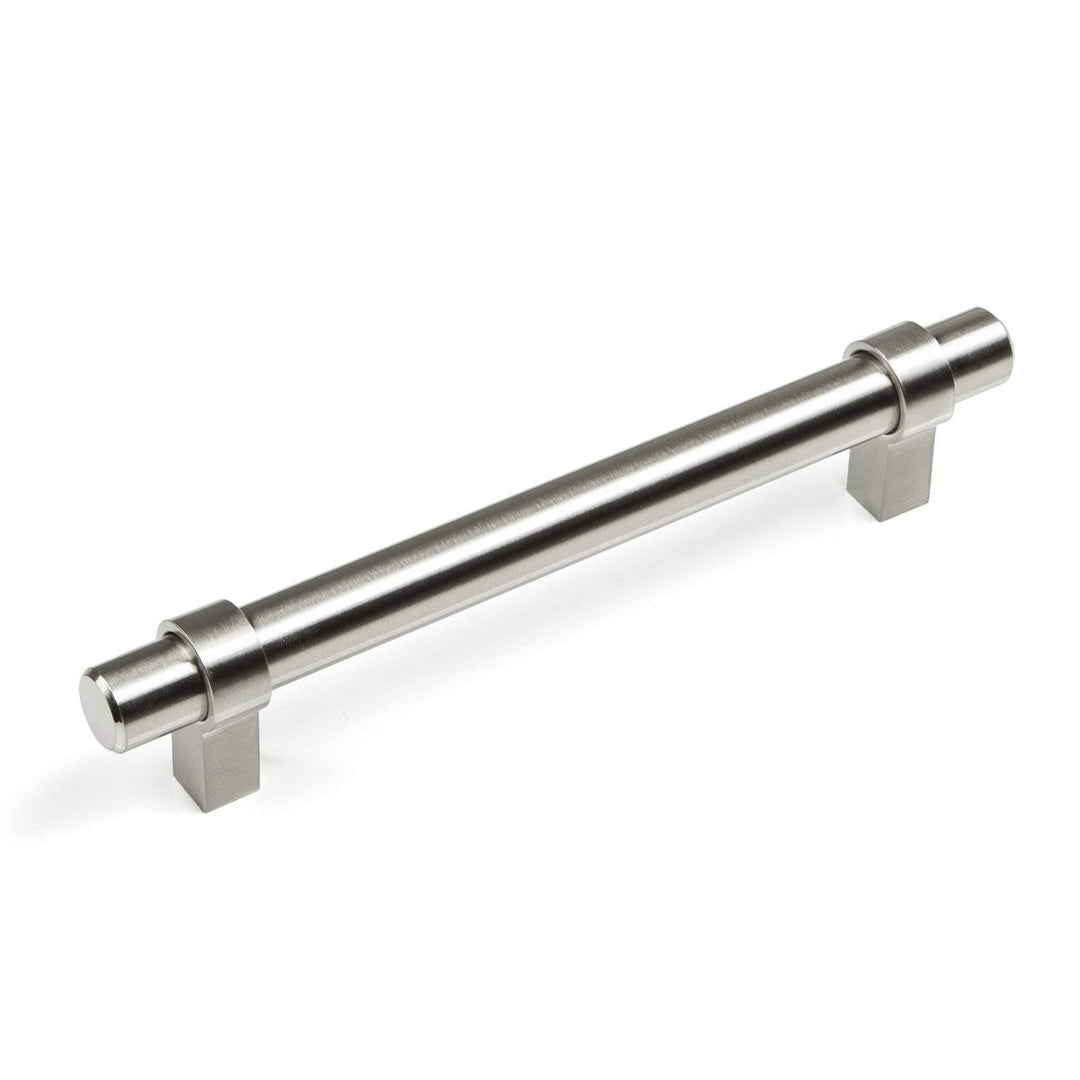 10 x SO-TECH® Relinggriff Schrankgriff G20 Edelstahloptik Ø 14 mm BA 128 mm (lieferbar 96 – 1090mm)