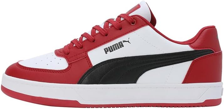 PUMA Unisex Caven 2.0 Sneaker 42 EU Club Red Puma White Puma Black, 42 EU Club Red Puma White Puma B