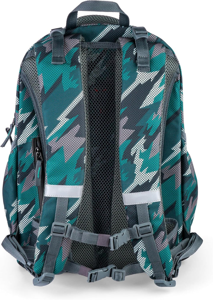 JOLLY Next Generation Rucksack, 8-teilig, verstellbare Schultergurte und Brustgurt, zwei grosse Fäch