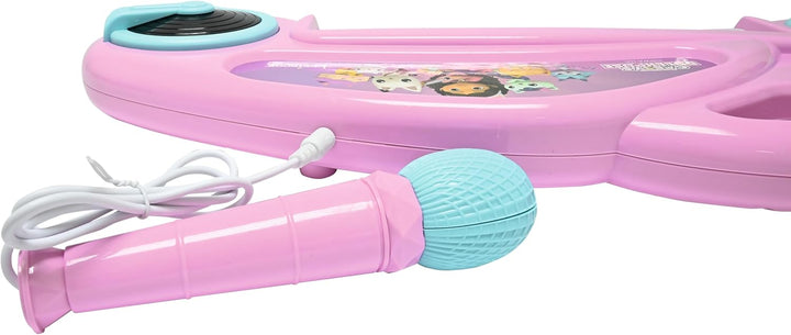Lexibook, Gabby's Dollhouse, Elektronisches Klavier für Kinder mit Lichteffekten, Mikrofon, Schlagze