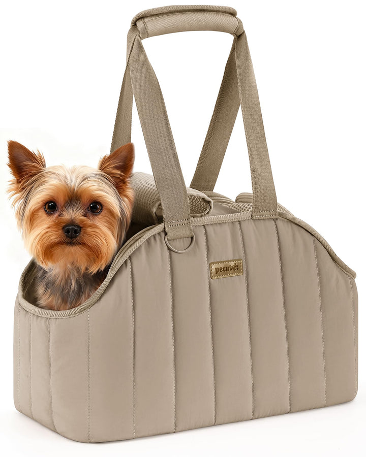 pecute Hundetasche für Kleine Hunde 4kg, Tragetasche Hund Hundetragetasche Leichte, Faltbare Hundetr