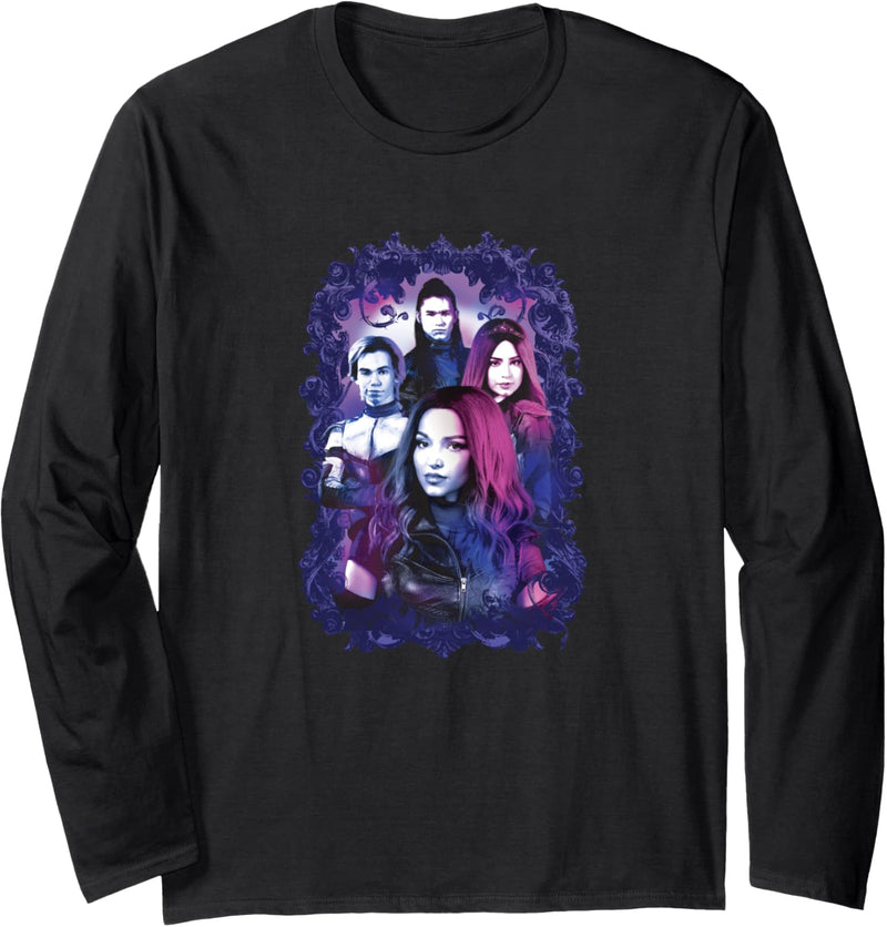 Disney Descendants 3 Carlos, Jay, Mal, and Evie Langarmshirt