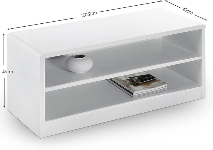 Julian Bowen Manhattan Fernsehschrank, kompakt, weiss