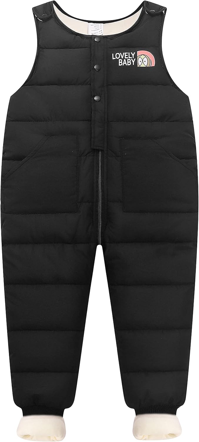 SEAUR Baby Winterhose Dick Daunenhose Leicht Schneehose Kleinkind Winddicht Warm Skihose Outdoorhose