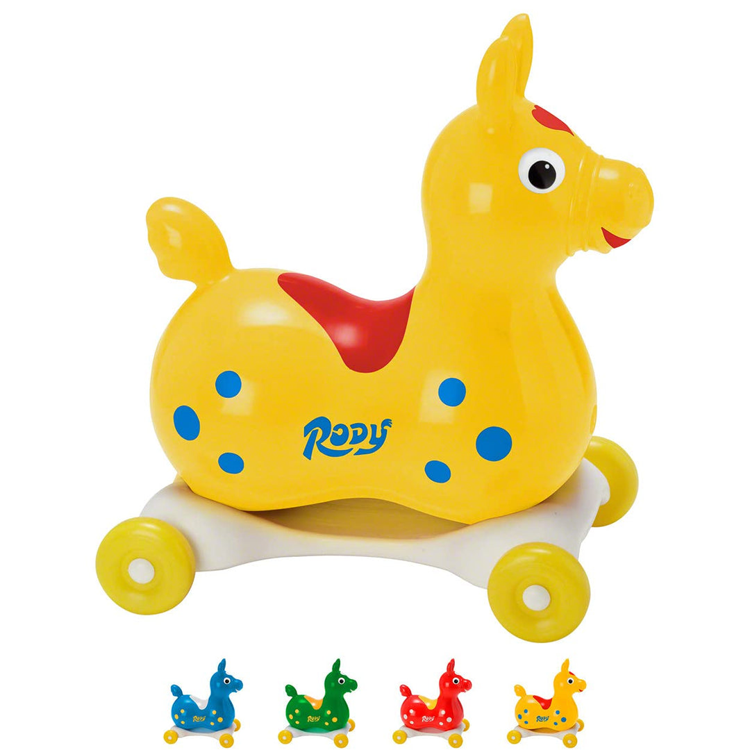 Speedy Rody mit Rollen Gelb, Gelb