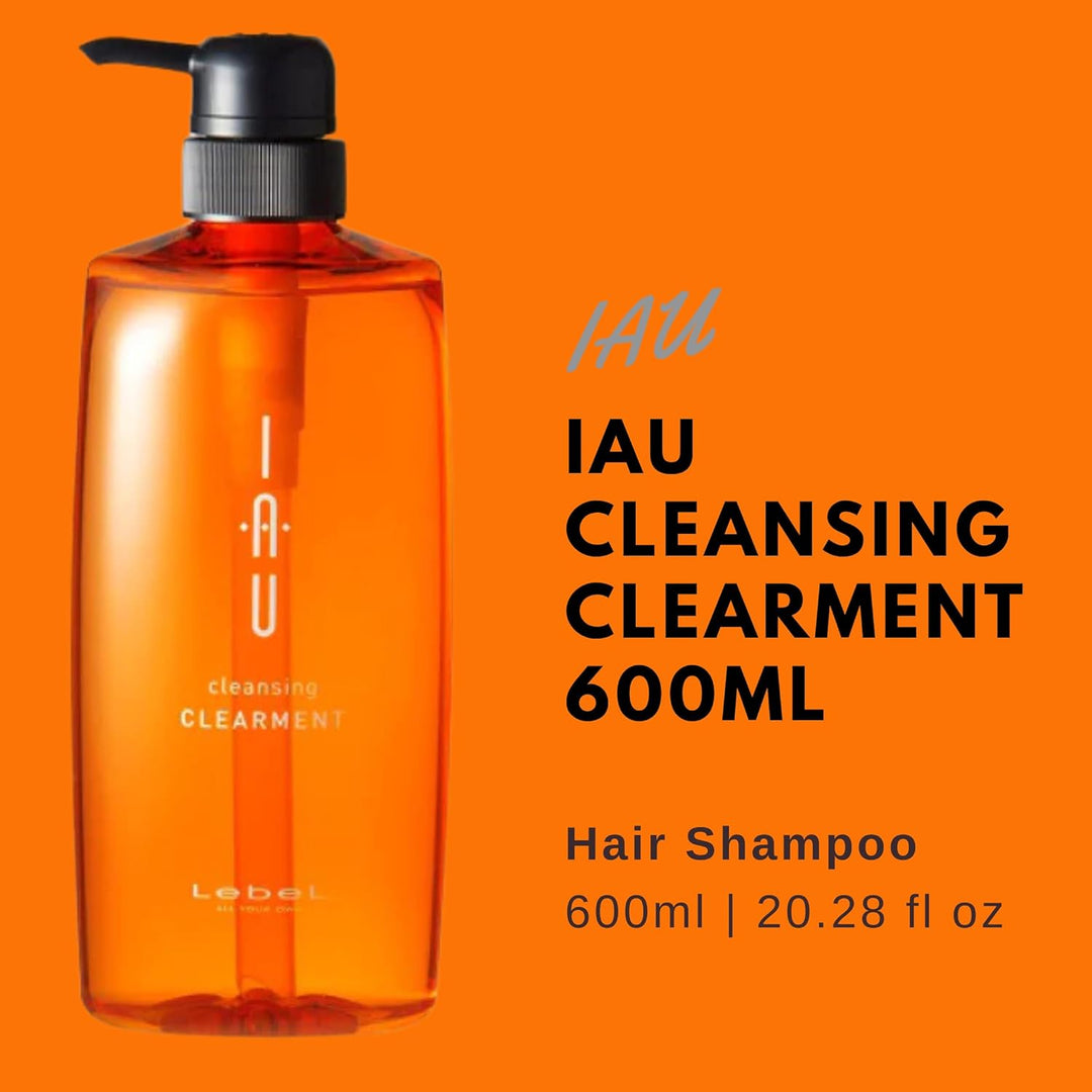 Lebel IAU Cleansing Clearment Hair Shampoo - 600ml (Harajuku Culture Pack)