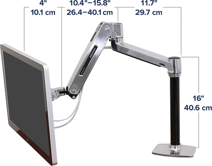 LX HD Steh-Sitz Monitor Arm - Tischhalterung für Monitore bis 13.6kg LX Arm HD Steh-Sitz 1 Monitor A