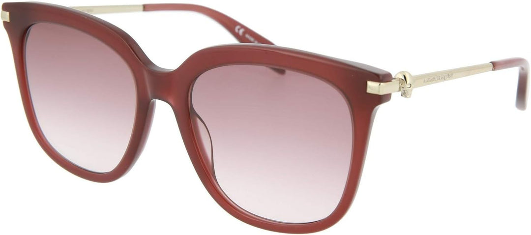 Alexander Mcqueen Damen Am0107S 003 55 Sonnenbrille, Rot (003/Burgundy/Pink)