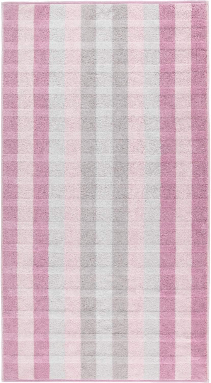 CAWÖ Home Handtücher Noblesse Interior Streifen 1081 Rose - 22 Duschtuch 80x150 cm, Duschtuch 80x150
