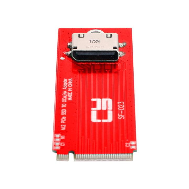 CY Adapter PCI-E 4.0 M.2 M-Key auf Oculink SFF-8612 SFF-8611 Host Adapter für PCIe Nvme SSD 2260 Bla