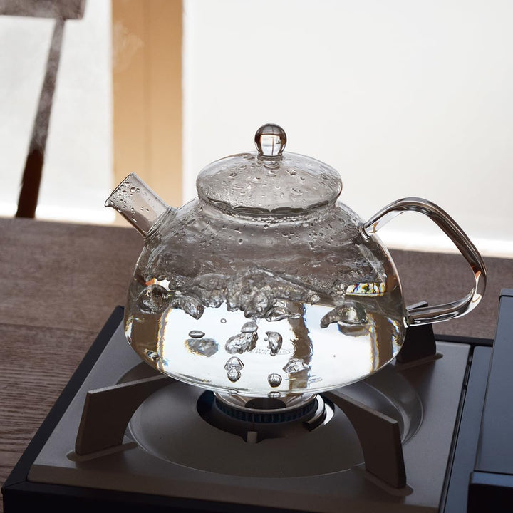 Trendglas Jena Wasserkocher NOVA aus Borosilikatglas mit Glasdeckel, 1.2 L, Glas