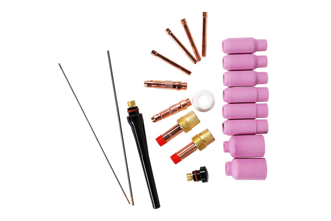 WELDINGER WIGSet 1 Zubehörset für WIG Schweissgarnitur Typ17 / 18/26/45V25 Grundausstattung 1,6 mm u