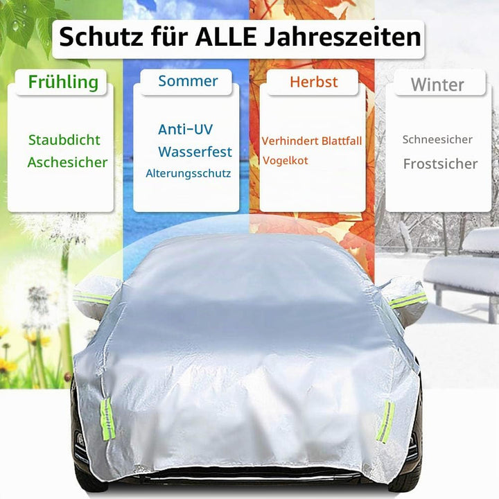 Halbgarage für Auto Abdeckplane Winter Sommer Autoabdeckung wasserdicht Auto halbgarage Staubdicht S