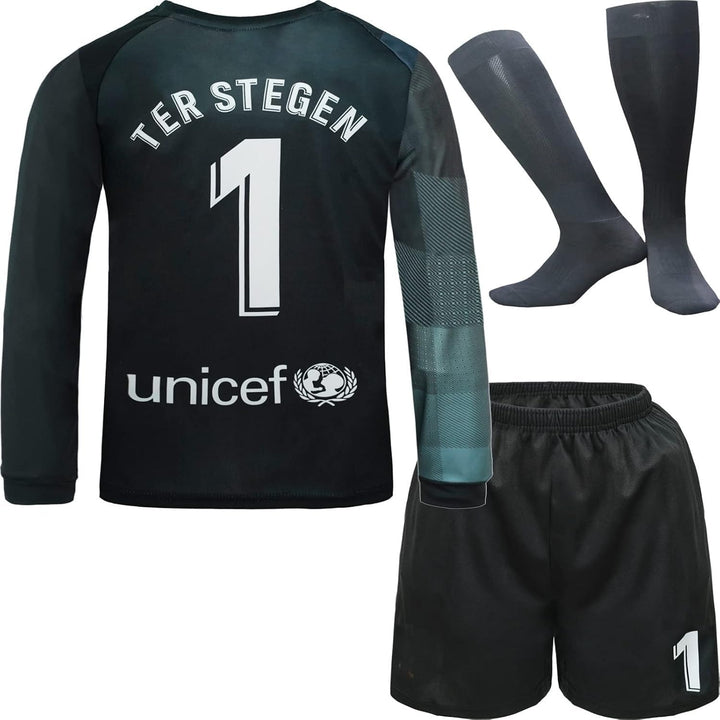 TER Stegen Kinder Torwart Trikot Fussball 