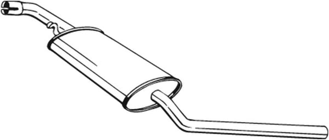 Bosal 281-737 - Mittelschalldämpfer