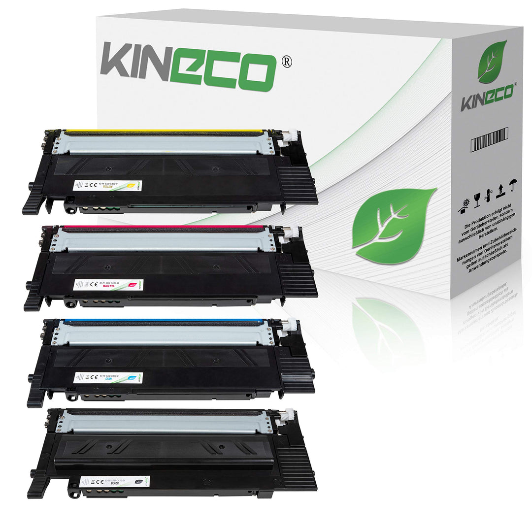 Kineco 4X Toner ersetzt CLT-P404C CLT-K404S CLT-C404S CLT-M404S CLT-Y404S Multipack für Samsung Xpre