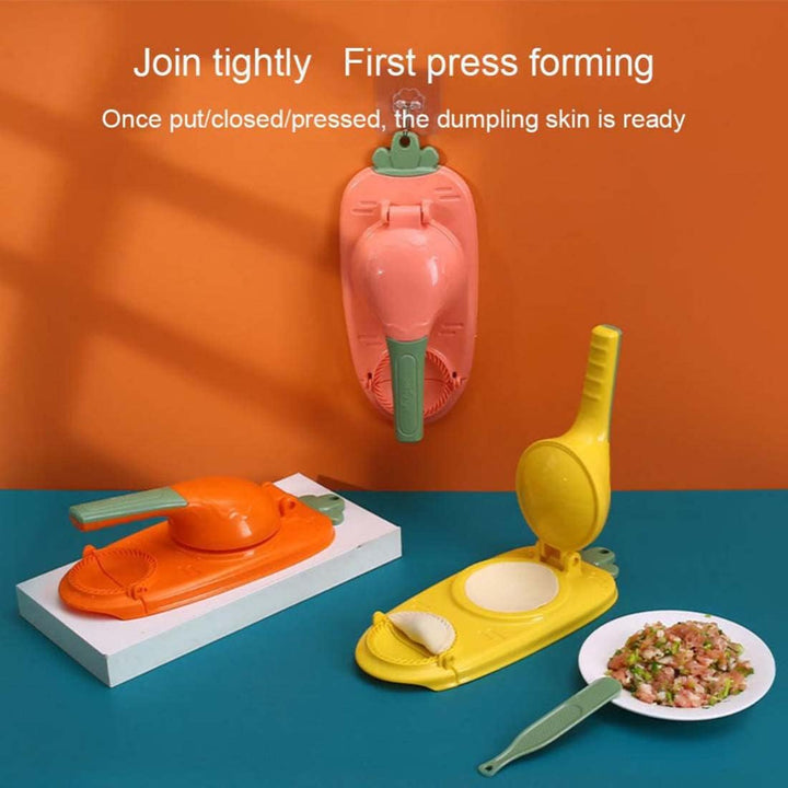 2-in-1 Dumpling Maker, Manual Dough Press, Dumpling Skin Shape, Dumpling Maker, Automatic Dumpling M