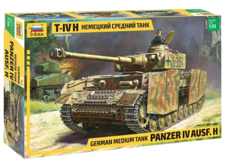 ZVEZDA 500783620 - 1:35 Panzer IV Ausf.H (SD.Kfz 161/2), Modellbau, Bausatz, Standmodellbau, Hobby,