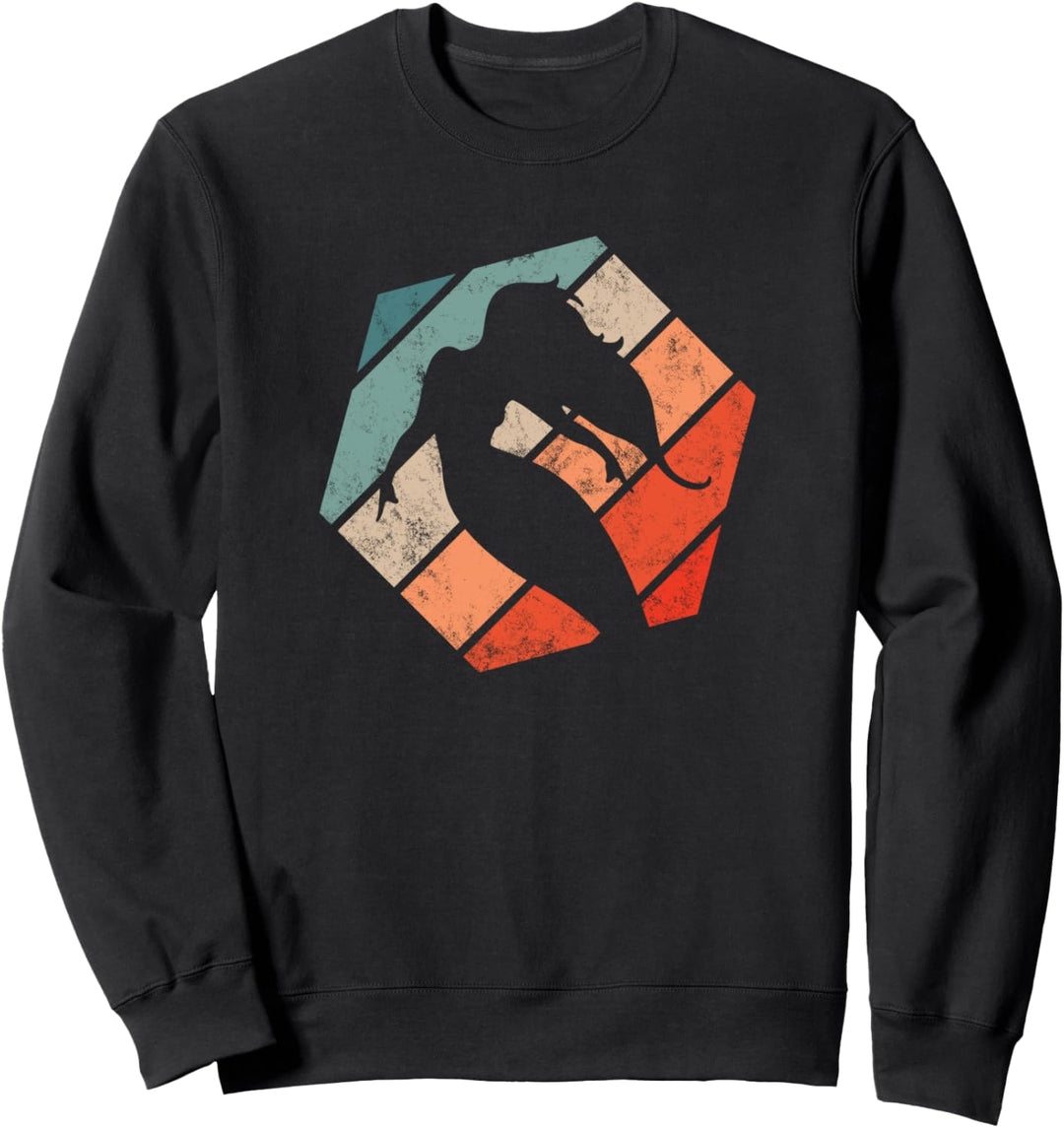 Meerjungfrau Retro Style Vintage Sweatshirt