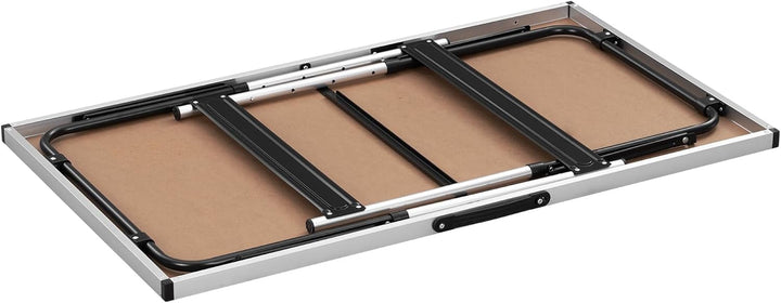 eSituro Campingtisch Alu Klapptisch höhenverstellbar 100x60x73-94cm Falttisch Picknicktisch, Tischpl