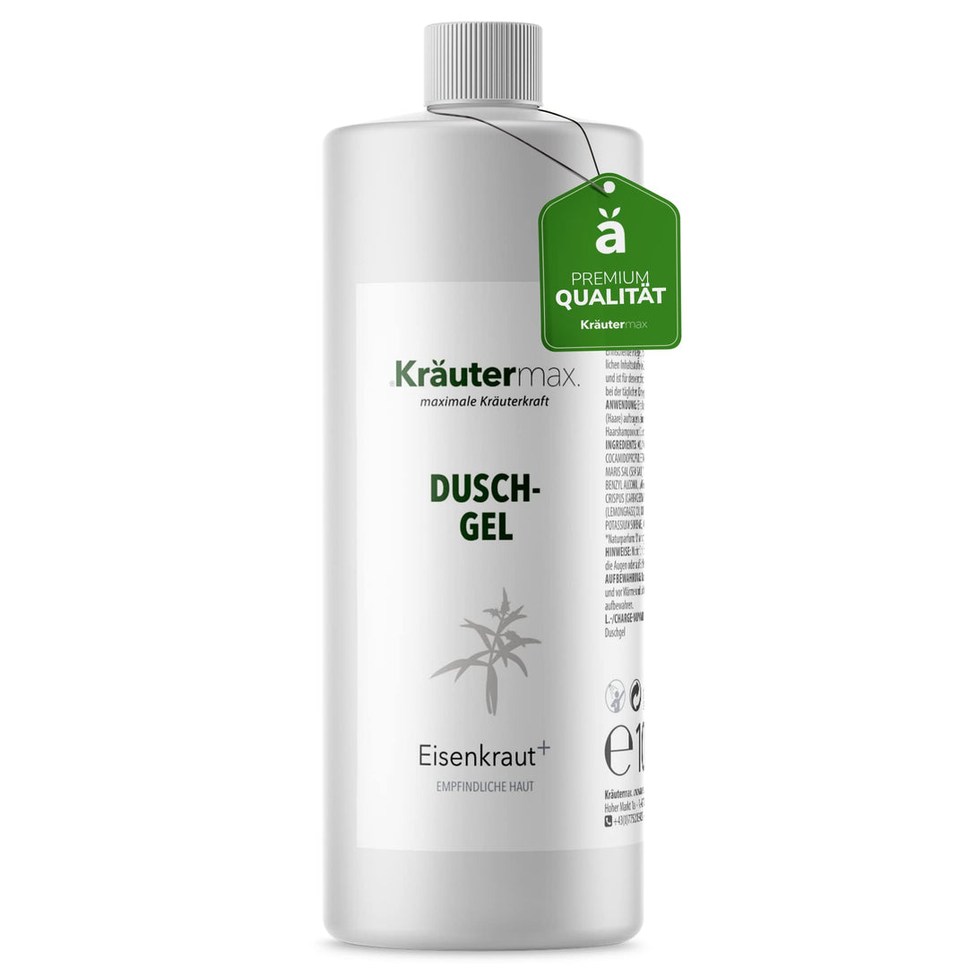 Eisenkraut Duschgel auch als Shampoo Seife Flüssig und Flüssigseife 1 x 1000 ml