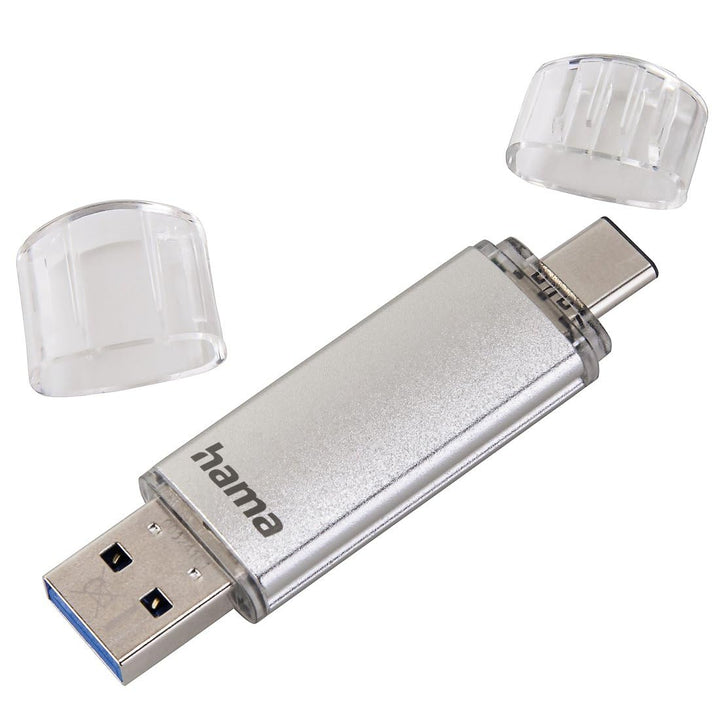 Hama 256GB USB-Speicherstick mit USB 3.2 Gen 1-Type-C (2-in-1 USB-Stick, z.B. für Android Handy, Tab