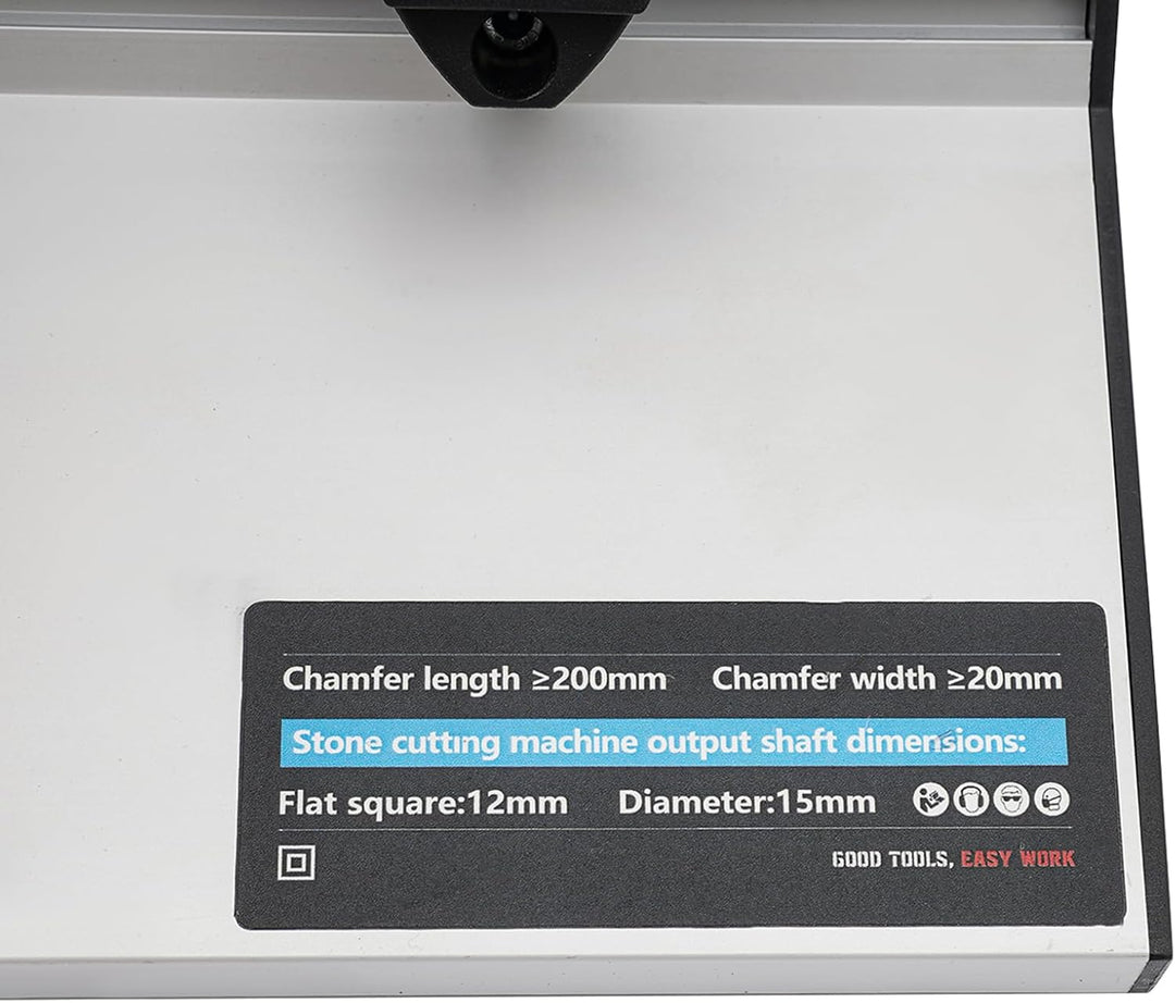 Elektrisch Flisenschneidmaschine, 1200W Maschine zum Schneiden von Fliesen 13000r/min, Fliesen-Anfas