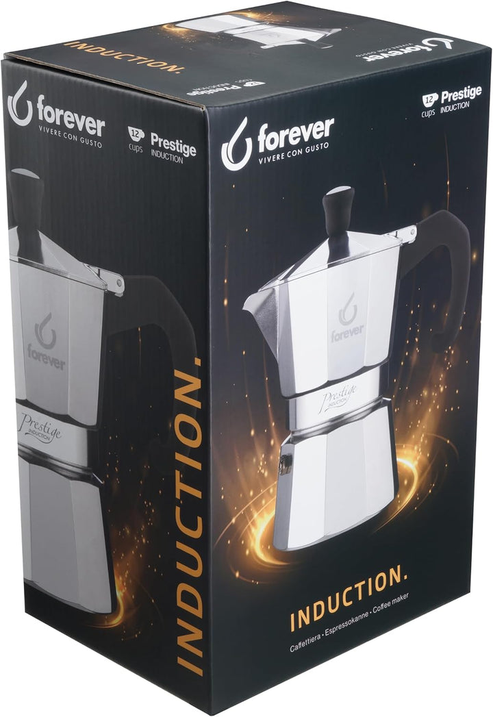 KAUFGUT FRV290620 Espressokocher Moka, Tz.12 Prestige Induktion