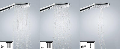 hansgrohe Raindance Select S 120 Duschset 0,90m, 3 Strahlarten, Weiss/Chrom 0,90m Set 3 Strahlarten