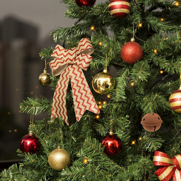 EXCEART DIY Glocken 12 Stück Rostige Klingelglocken Sternausschnitt Weihnachten Mentale Handwerk für