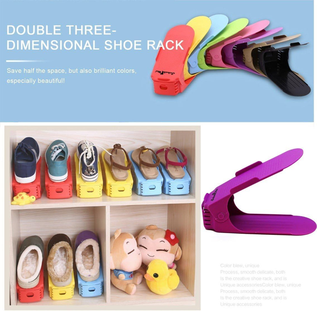 5 x Verstellbarer Profi Schuhstapler Schuhorganizer Schuhhalter – Magic Shoe Rack Organizer - Sparse