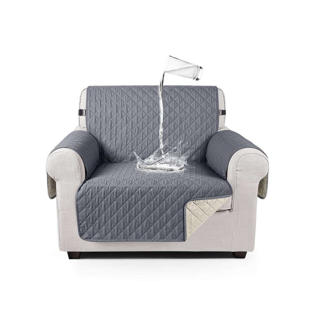 TAOCOCO Sofa Überzug, Sofabezug Wasserdicht Mit Gummiband，Wohnzimmer Anti-Rutsch Gepolsterter Sofasc