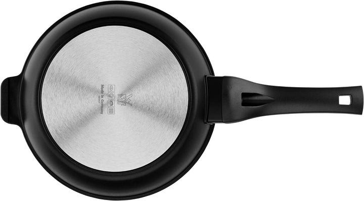WMF Permadur Premium Schmorpfanne 24 cm Induktion, mit Gegengriff, hoher Rand, Aluminium beschichtet