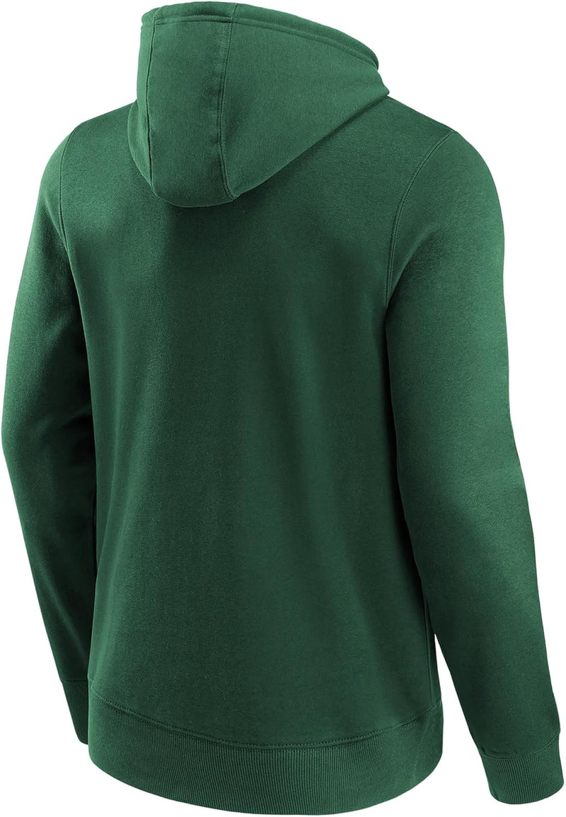 Fanatics Green Bay Packers Mid Essentials Crest Kapuzenpullover Herren S Dark Green, S Dark Green