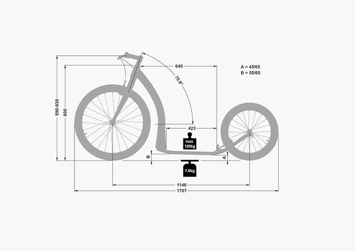Crussis One Cobra 4.5 Tretroller Aluminium leichtester 26' 20' Scooter Neuheit 2021