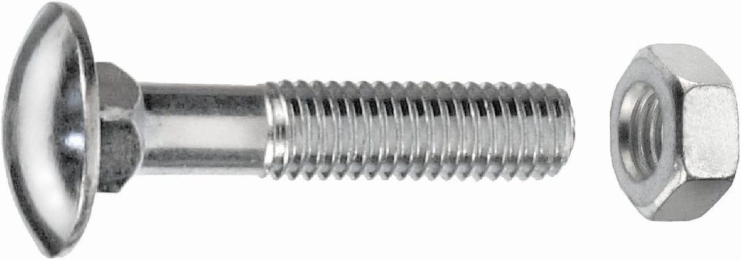 Connex Schlossschrauben M6 x 40 mm, Edelstahl, DIN 603, 1000 g, KL4540640 Silber, M6 x 40 mm