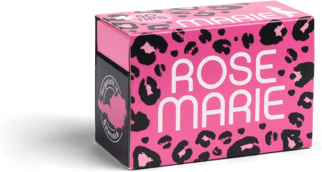 MARIE® ROSEMARIE Slim COMBI Rolls mit Rosa Tips 5 Meter x 20 Rolls | Rosa Longpapers und Tips zum Dr