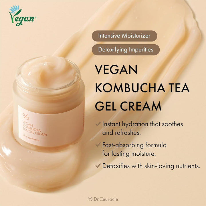 Dr Ceuracle Vegan Kombucha Tea Gel Cream 75g