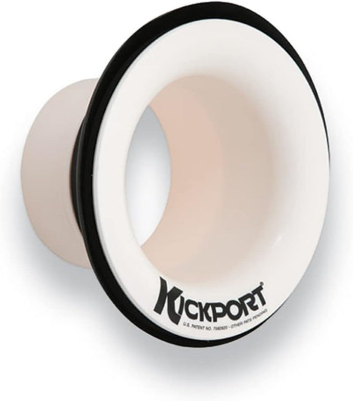 Kickport KP1BK Sound Port für Bass Drum inkl. T-Ring weiss, weiss