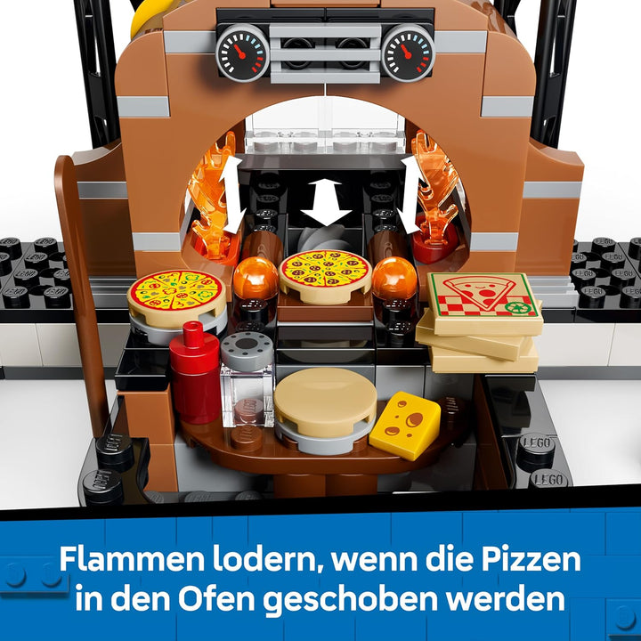 LEGO City Pizza-Liefererlebnis mit Fahrzeugen - inkl. Spielzeugauto, Roller, Drohne, Arcade-Automat