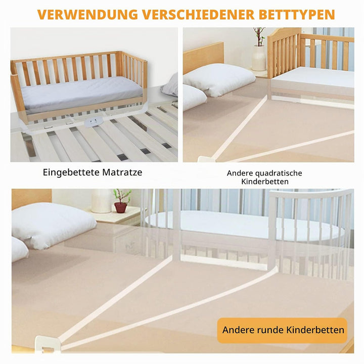 Vegena Gurt für Babybett - Befestigung Beistellbett Boxspringbett 8m, Beistellbett Befestigung für B