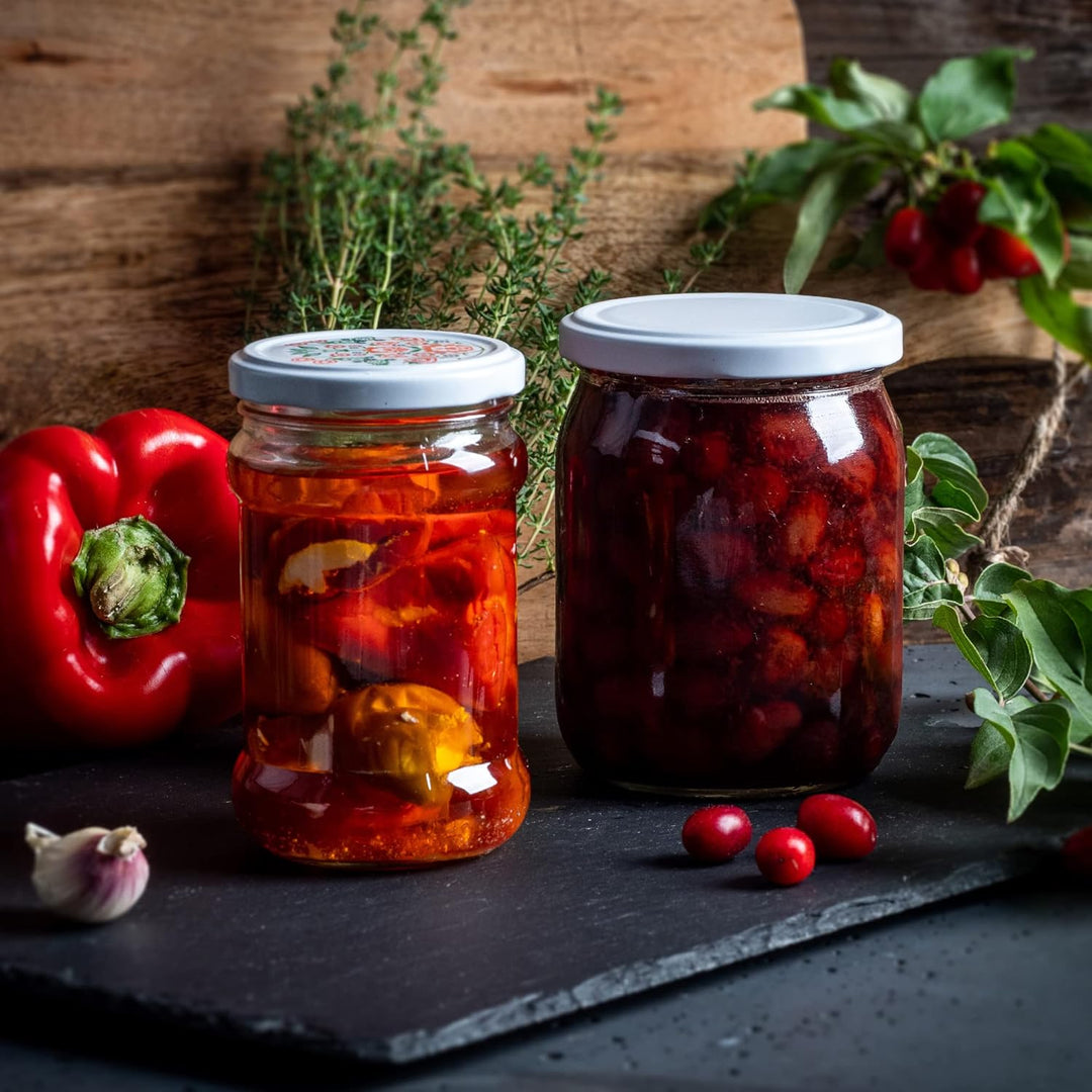 KADAX 50er Set Einmachgläser 315ml TO66, Marmeladengläser Vorratsgläser Mason Jar mit Schraubdeckel,