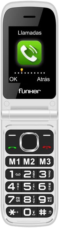 Funker C250 Comfort 4G - Klapphandy 4G für Senioren, Tasten und grosse Tasten, einfach zu bedienen,