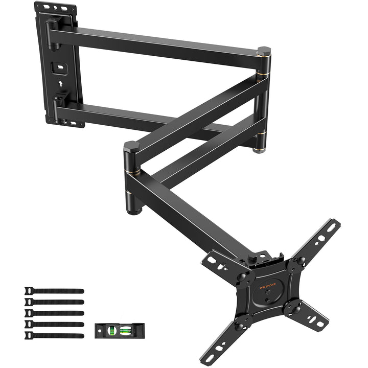 TV Wandhalterung mit 1036mm Langem Arm WHYFONE 180° Drehung Fernseher Wandhalterung Schwenkbar Ecke