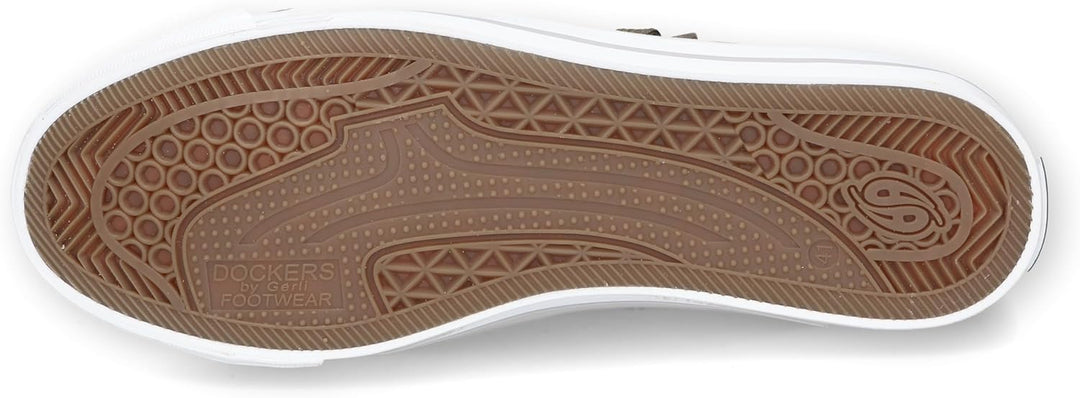 Dockers by Gerli Herren Low-Top Sneaker, Männer Halbschuhe 40 EU Khaki 850, 40 EU Khaki 850